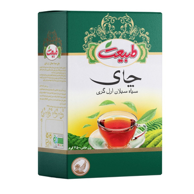 چای سیاه سیلان ارل گری طبیعت وزن 450 گرم