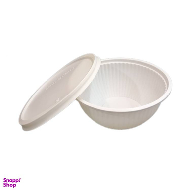 کاسه در دار یکبار مصرف گیاهی آملون کد 39/11072 بسته ۶ عددی