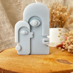 شمع مدل دو چهره