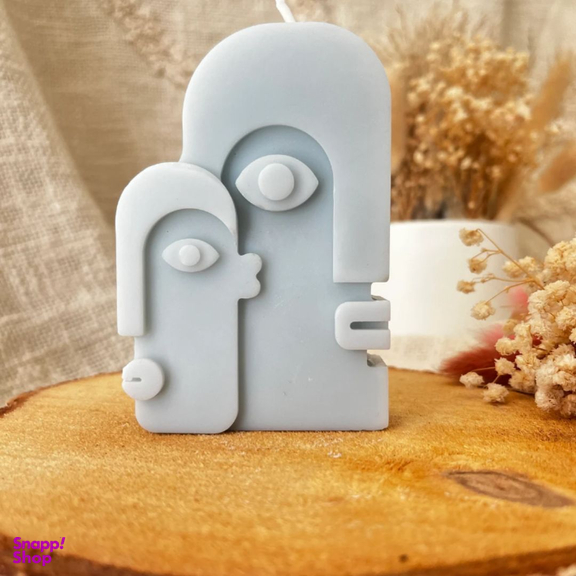 شمع مدل دو چهره