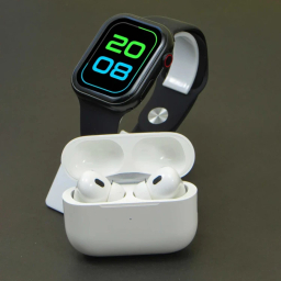 ساعت هوشمند ورنا مدل W46 Max به همراه هندزفری بی سیم مدل Airpod pro