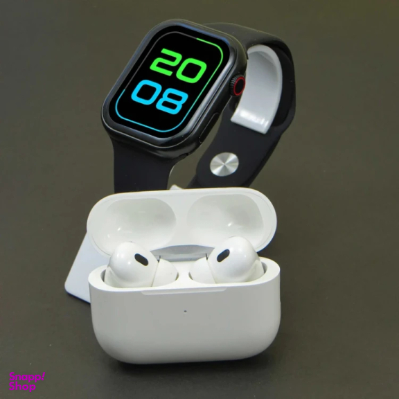 ساعت هوشمند ورنا مدل W46 Max به همراه هندزفری بی سیم مدل Airpod pro