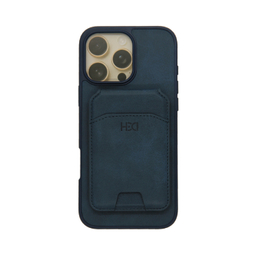 قاب گوشی موبایل اچ دی دی کدی مدل چرم مگسیف مناسب اپل iPhone 16 Pro Max به همراه جاکارتی
