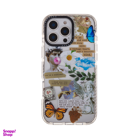 کاور موبایل ویناکیسز مدل Vintage collage MagSafe مناسب اپل iphone 16 pro max