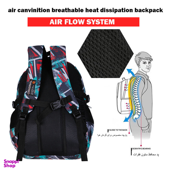 کوله پشتی پسرانه توریث مدل BVR-9900