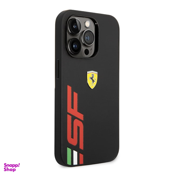 قاب موبایل چرمی سی جی مدل Ferrari Leather Case کد 183813 مناسب iPhone 14 Pro