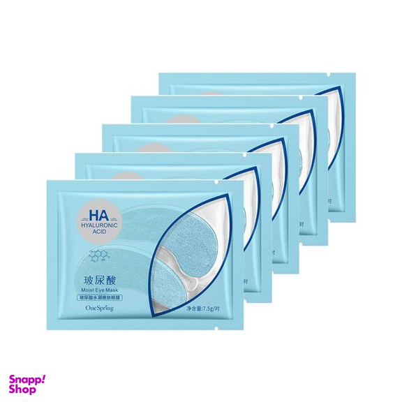 ماسک‌‌ زیر چشم وان‌ اسپرینگ‌ مدل Hyaluronic Acid وزن 7.5 گرم بسته 5 عددی
