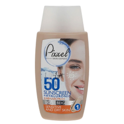 کرم ضد آفتاب رنگی پیکسل مدل Light Beige حجم 50 میلی لیتر