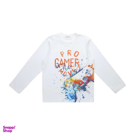 تیشرت آستین بلند پسرانه فیورلا مدل دسته 44552PS