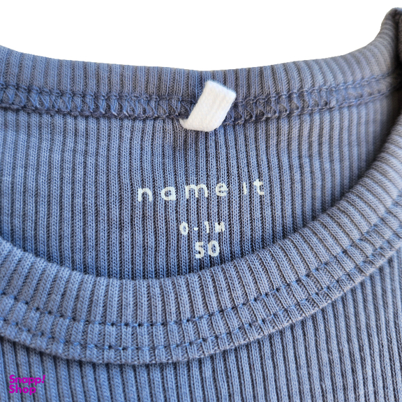 بادی نوزادی نیم ایت کد 10253 رنگ آبی طوسی