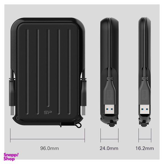 هارد اکسترنال سیلیکون پاور مدل Armor A66 ظرفیت 1 ترابایت
