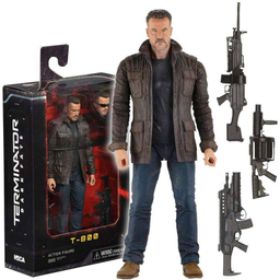 اکشن فیگور نکا مدل ترمبناتور آرنولد شوآرتزنگر T-800 Terminator Dark Fate Ultimate مجموعه 5 عددی