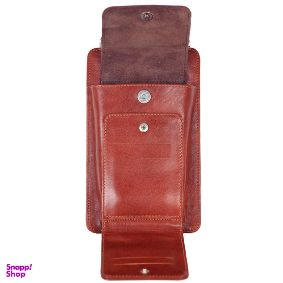کیف گردنی چرم بارز مدل DG73
