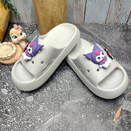 دمپایی بچگانه پایون مدل کرومی کد 113714 رنگ طوسی