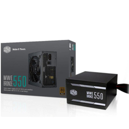 منبع تغذیه کامپیوتر کولر مستر مدل MWE Bronze 550
