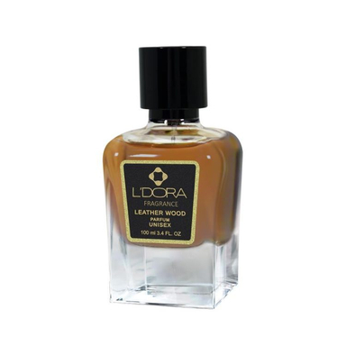 پرفیوم لدورا فرگرنس مدل LEATHER WOOD حجم 100 میلی لیتر