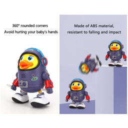 اسباب بازی ناب سل مدل اردک موزیکال طرح فضانورد SPACE DUCK DANCE