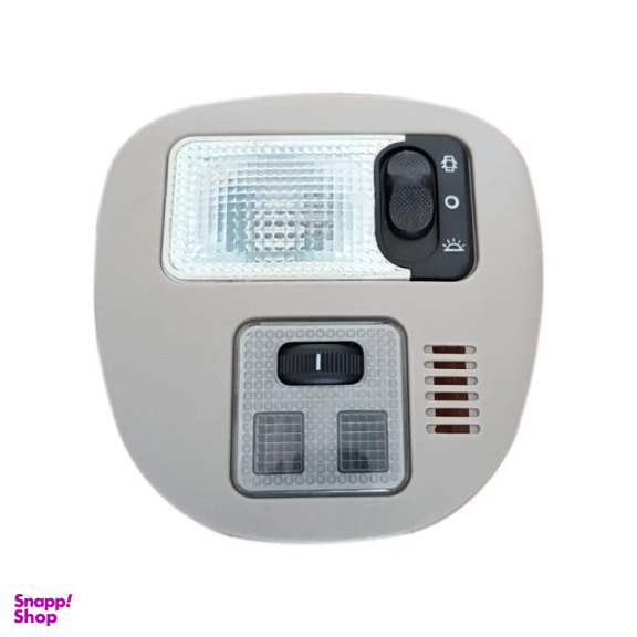 قاب چراغ سقف خودرو کالانیکس مدل GHB-207-10839 به همراه چراغ مطالعه و چراغ سقف مناسب پژو 207