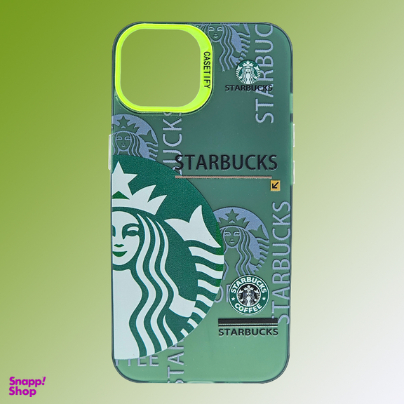 قاب گوشی موبایل مدل استاربکس کد کافی مناسب برای اپل iPhone 13 / 14