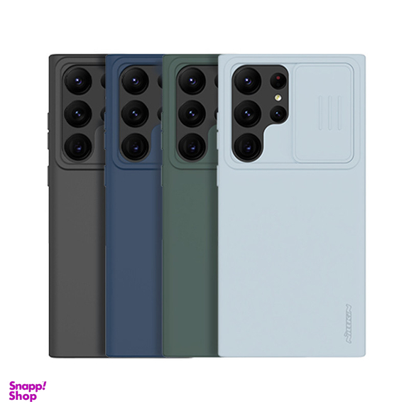 کاور نیلکین مدل CamShield Silky Silicon مناسب برای گوشی موبایل سامسونگ Galaxy S23 Ultra
