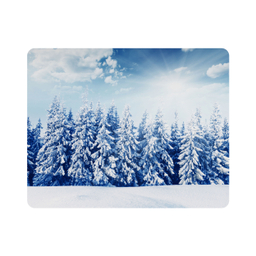 ماوس پد اطلس آبی طرح  منظره برفی مدل T6831