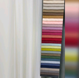 پرده کتان گارنت مدل bar01 سایز 140×280 سانتی‌ متر