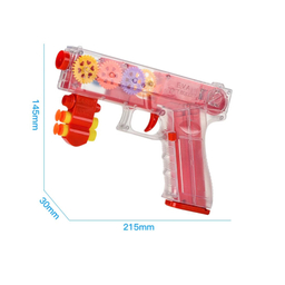 تفنگ بازی مدل موزیکال چرخ دنده ای مدل 85117