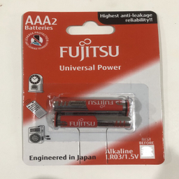 باتری نیم قلمی فوجیتسو کد AAA بسته 2 عددی