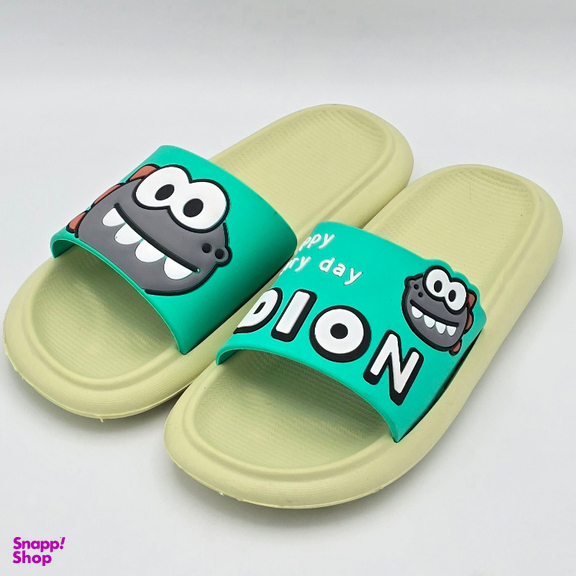 دمپایی زیتون مدل داینو کد 4752 رنگ سبز