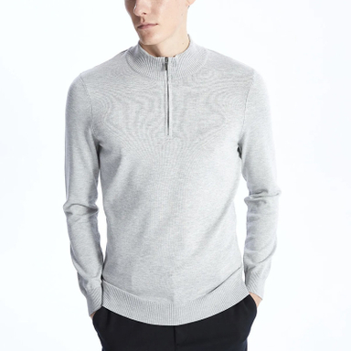 پلیور یقه ایستاده مردانه ال سی وایکیکی مدل سوپر تریکو سافت
