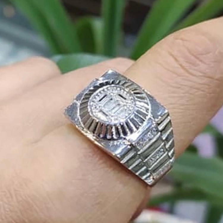 انگشتر نقره مردانه گیرا مدل G214