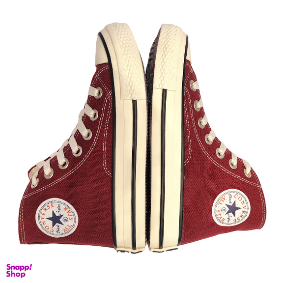 کفش ساقدار طرح کانورس آل استار کد B2515 رنگ زرشکی