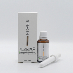 سرم روشن کننده پوست ژیناژن مدل Vitamin C مناسب پوست چرب حجم 30 میلی لیتر