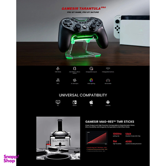 دسته بازی گیمسر مدل Tarantula Pro T3 Pro