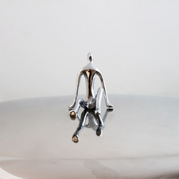 سوفله خوری سالی نو مدل آدمک استیل کد 3005-SS