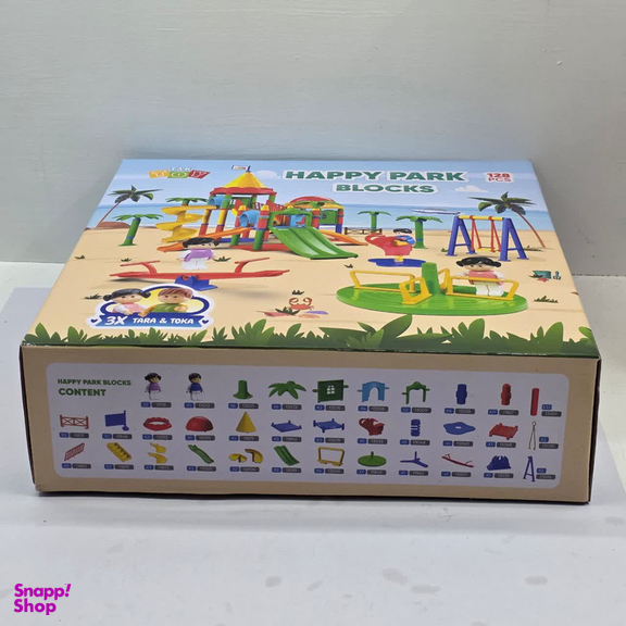 ساختنی 128 قطعه ناب سل مدل پارک شادی