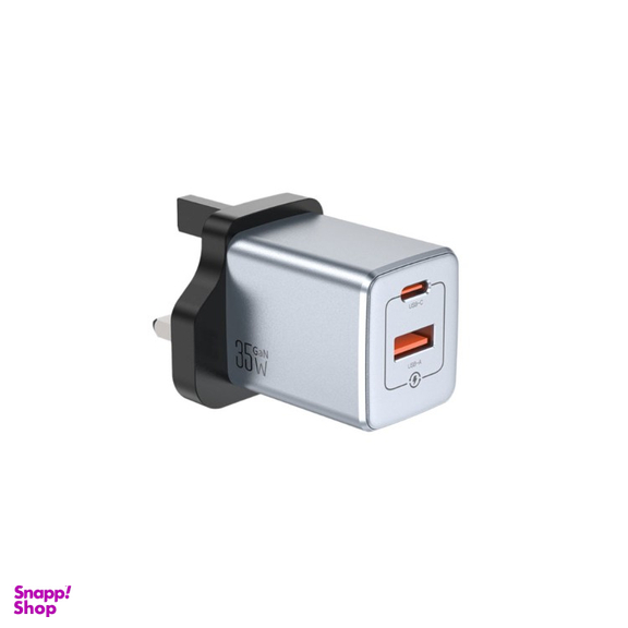 شارژر دیواری 35 وات گرین لاین مدل GaN Premium 35W