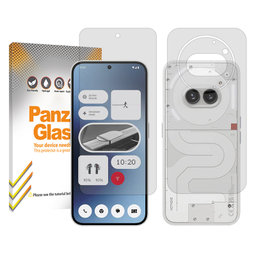 محافظ صفحه نمایش شفاف پنزر گلس مدل Resistant مناسب گوشی موبایل ناتینگ فون 2a به همراه محافظ پشت گوشی