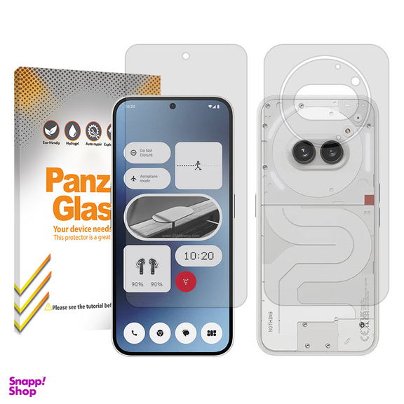 محافظ صفحه نمایش شفاف پنزر گلس مدل Resistant مناسب گوشی موبایل ناتینگ فون 2a به همراه محافظ پشت گوشی