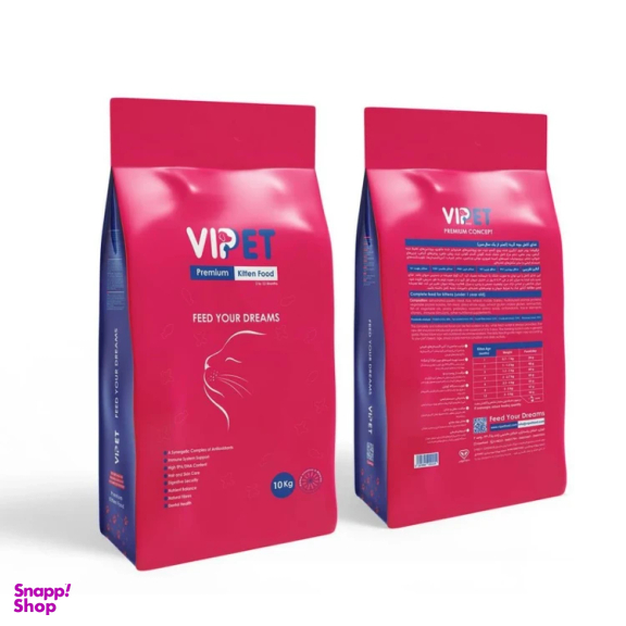 غذای خشک گربه وی پت مدل کیتن طعم مرغ وزن 10 کیلوگرم