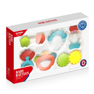 جغجغه و داندان گیر هانگر کد he0151 بسته 6 عددی