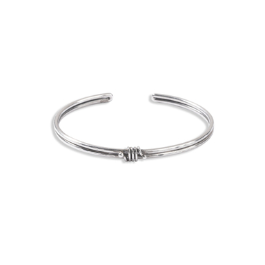 بنگل نقره مردانه مدل سهند کد 089