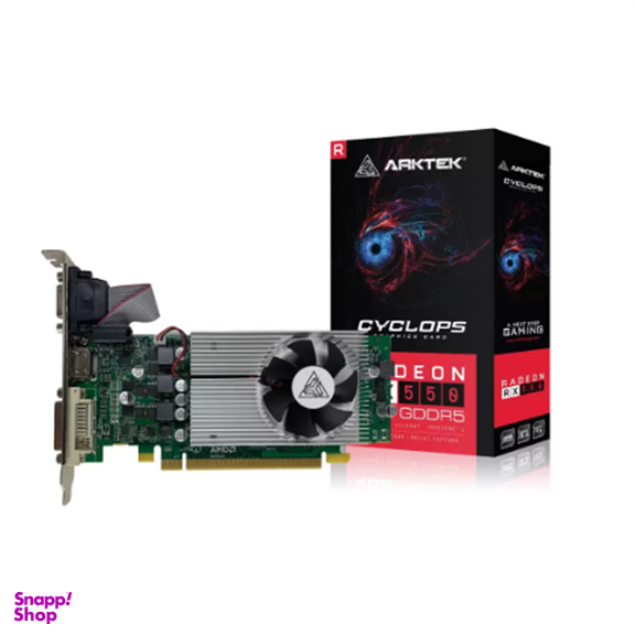 کارت گرافیک آرکتک مدل Arktek Radeon RX550 4G LP