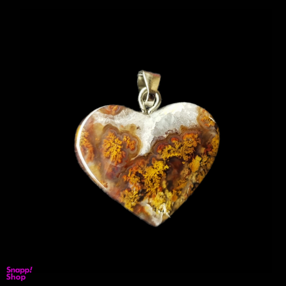 پلاک گردنبند زنانه مدل عقیق شجر کد B28