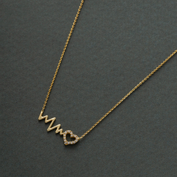 گردنبند طلا 18 عیار زنانه جواهری سون کد 2393