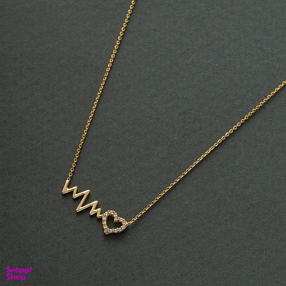 گردنبند طلا 18 عیار زنانه جواهری سون کد 2393