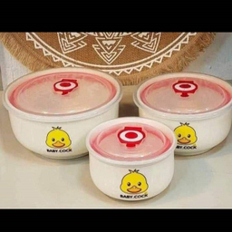 ظرف نگهدارنده سرامیکی کد 2027 مجموعه 3 عددی