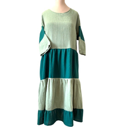 پیراهن زنانه صدف کد 052 رنگ سبز