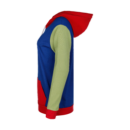 هودی اسپرت لوینت مدل کالرفول کد 6242 رنگ زمینه آبی تیره