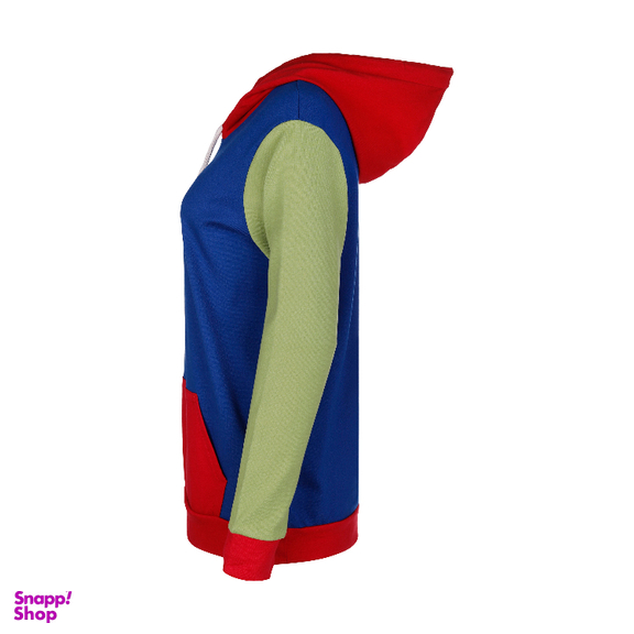 هودی اسپرت لوینت مدل کالرفول کد 6242 رنگ زمینه آبی تیره